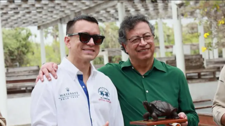 Noboa cuestiona ‘extraña’ visita de Gustavo Petro a Manta: ‘No creo que fue nada bueno’