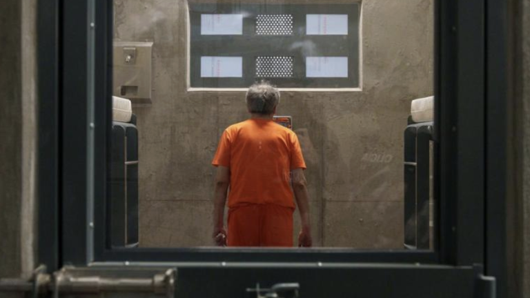 Jorge Glas en la cárcel del Encuentro, en Santa Elena. Foto: Ministerio del Interior.