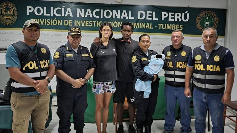 Un bebé de 5 días raptado en Ecuador es rescatado por la Policía de Perú: fue hallado solo