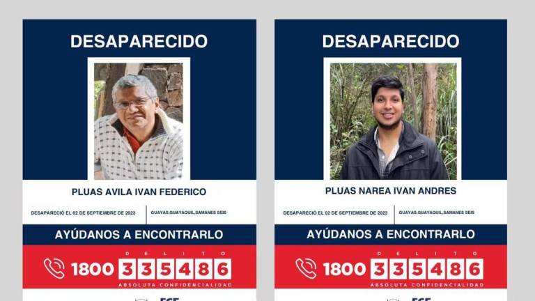 Fiscalía emitió alerta sobre la desaparición de un padre y su hijo en Samanes Seis, al norte de Guayaquil