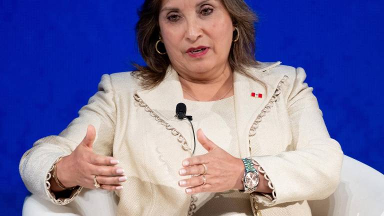 Fotografía de archivo de la presidenta de Perú, Dina Boluarte.