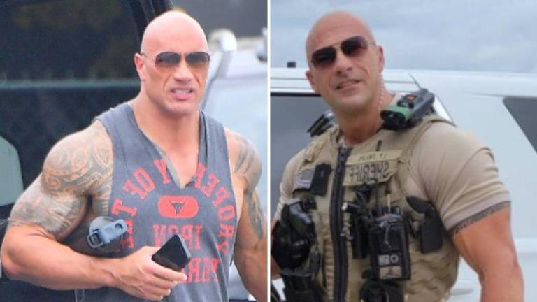 Policía de Alabama es un clon exacto de Dwayne Johnson