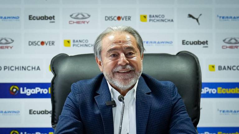 Isaac Álvarez, presidente de Liga de Quito.