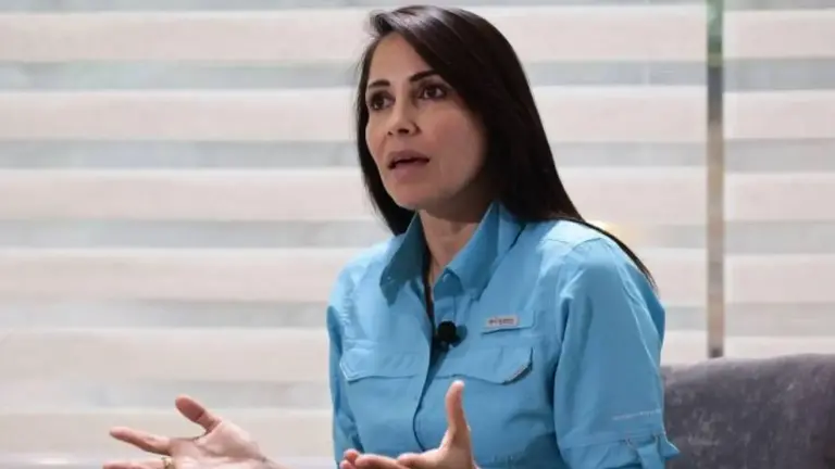 Luisa González fue detenida en un operativo por presunto lavado de activos