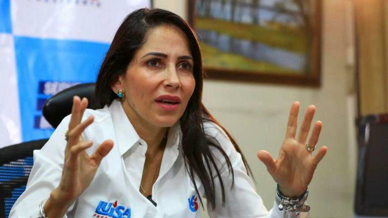 Luisa González, excandidata presidencial de Revolución Ciudadana.