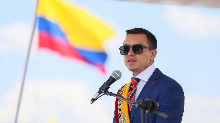 El presidente de la República, Daniel Noboa.