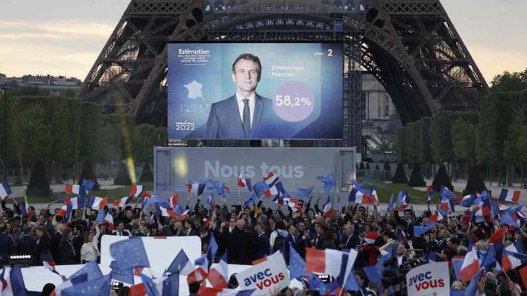 Macron reelegido presidente de Francia
