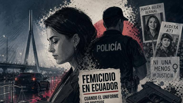 Bajo el uniforme, el verdugo: el femicidio en Guayaquil que revive una herida nacional