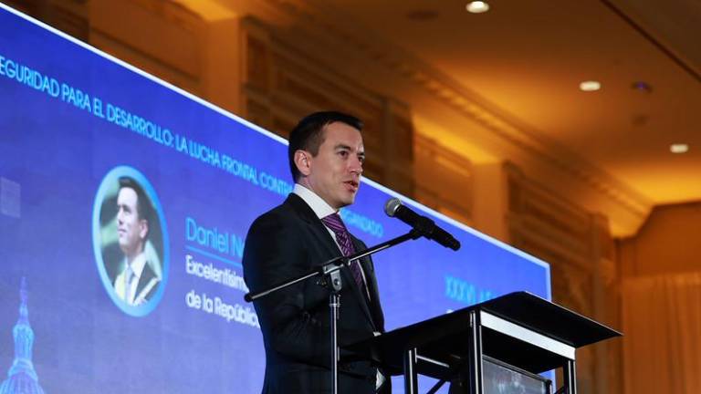 Noboa decreta estado de excepción en cinco provincias y tres cantones por grave conmoción interna