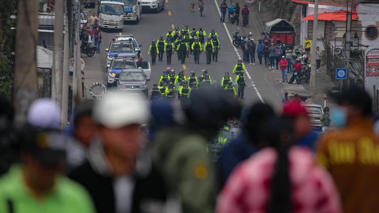 Venezolanos detenidos en las protestas entraron ilegalmente a Ecuador, según Ministerio del Interior