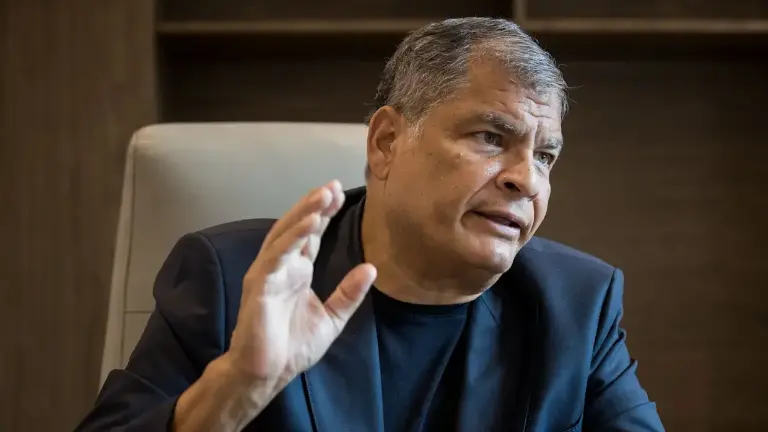 El expresidente Rafael Correa cuestionó el retorno de Lenín Moreno.