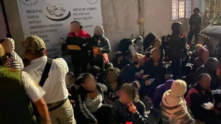 Hallan a 223 migrantes indocumentados, entre ellos ecuatorianos, hacinados en una vivienda de México
