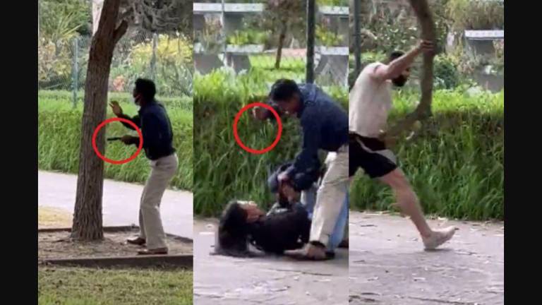 Apuñalan a una mujer frente a varios testigos en el parque La Carolina en Quito: un extranjero logró salvar a la víctima