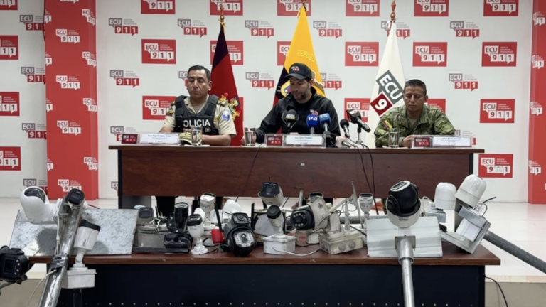 Sur de Quito: hallan 38 cámaras instaladas por grupos criminales para evadir operativos