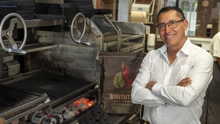Xavier Gordillo, fundador y gerente general de la marca de carbón ecológico Biritute.