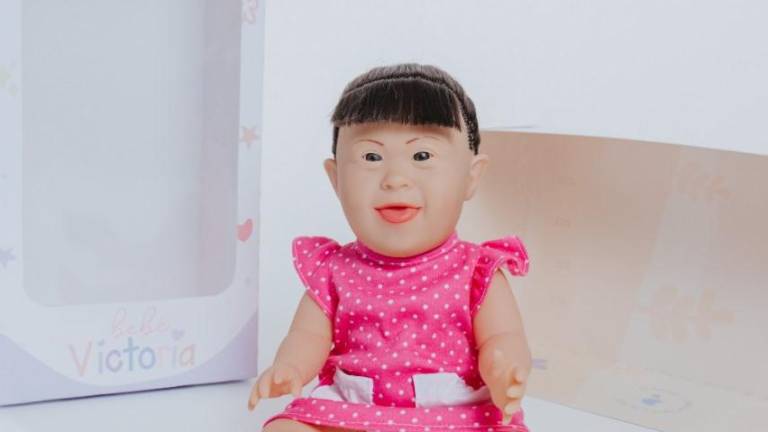 La muñeca Bebé Victoria, la primera muñeca con Síndrome de Down en latinoamérica.