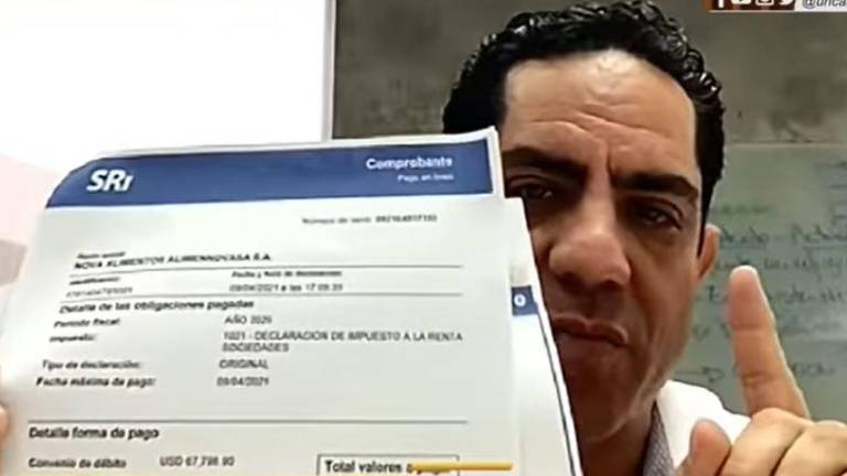 El excandidato presidencial, Xavier Hervas, durante una entrevista en el espacio digital, Un Café con JJ.