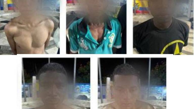 Operativo en Guayaquil deja tres personas rescatadas y cinco presuntos secuestradores aprehendidos