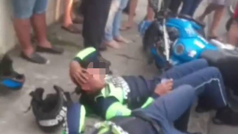 Dos agentes de tránsito fueron atacados con bala durante una persecución en el sur de Guayaquil