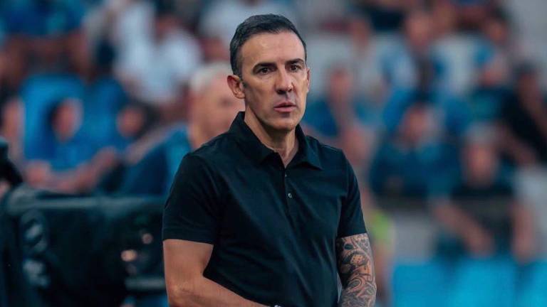 Vicente Sánchez, director técnico de Emelec.