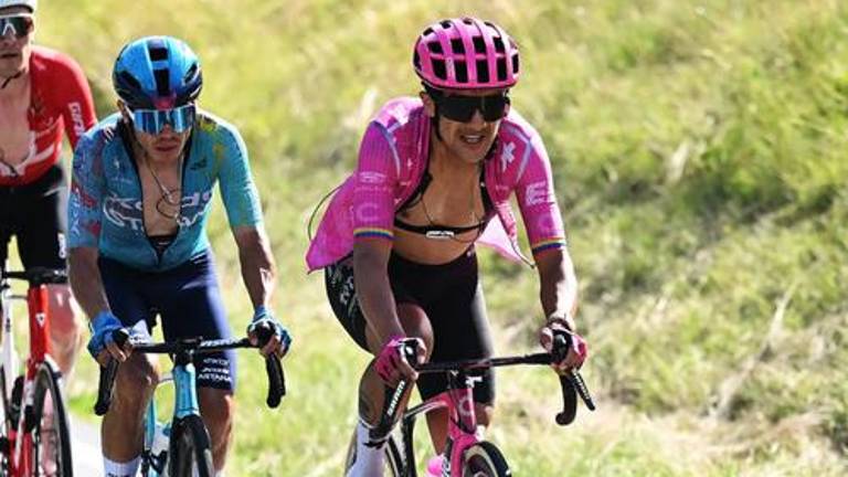 Richard Carapaz, durante el Tour de Suiza.