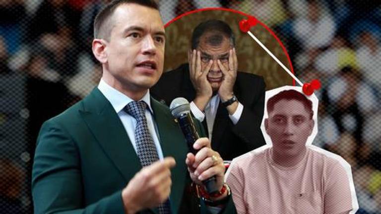 Daniel Noboa habló sobre la polémica conversación entre Correa y un expolicía.