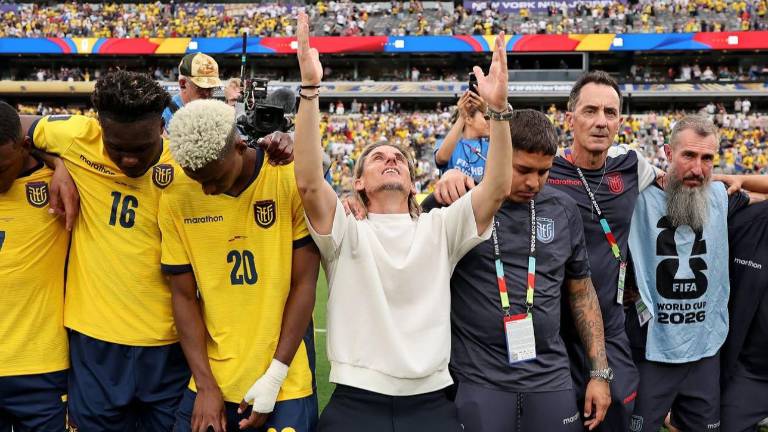 Sebastián Beccacece luego del partido frente a Alemania.