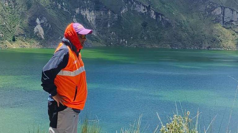 El evento registrado en la Laguna del Quilotoa no tiene origen volcánico.