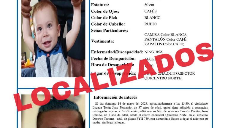 El bebé Juan Camilo Lozada ya fue localizado junto con su padre: Esto es lo que se sabe
