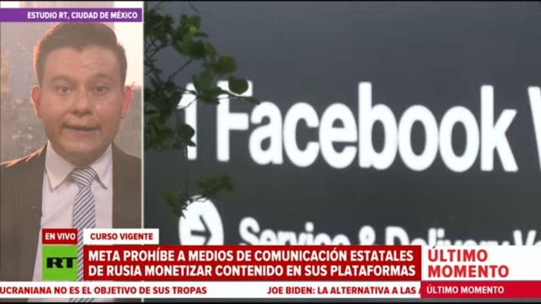 YouTube y Facebook prohíben que cadena rusa RT obtenga ingresos con sus videos