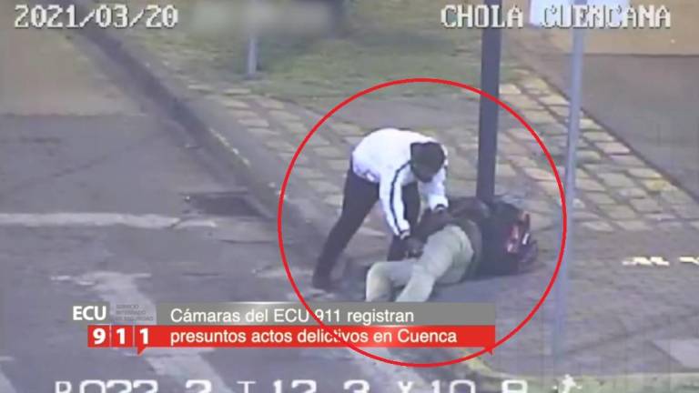 Robos y riñas captan las cámaras del ECU 911 en Cuenca