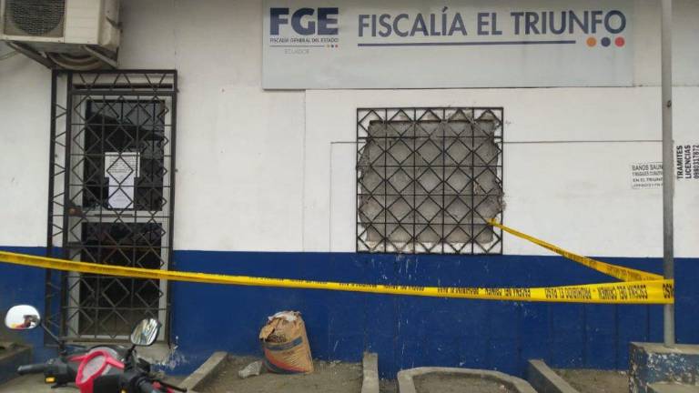 Nuevo atentado en la Fiscalía de El Triunfo.