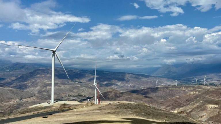 Con la puesta en marcha de todo el parque eólico de Huascachaca se reducirán 76 mil toneladas de CO2 al año.