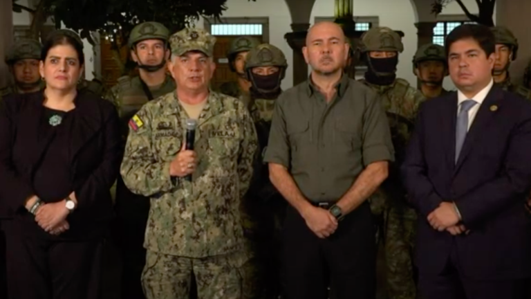 Grupos terroristas del Ecuador se han convertido en objetivos militares: “No vamos a retroceder, ni a negociar”