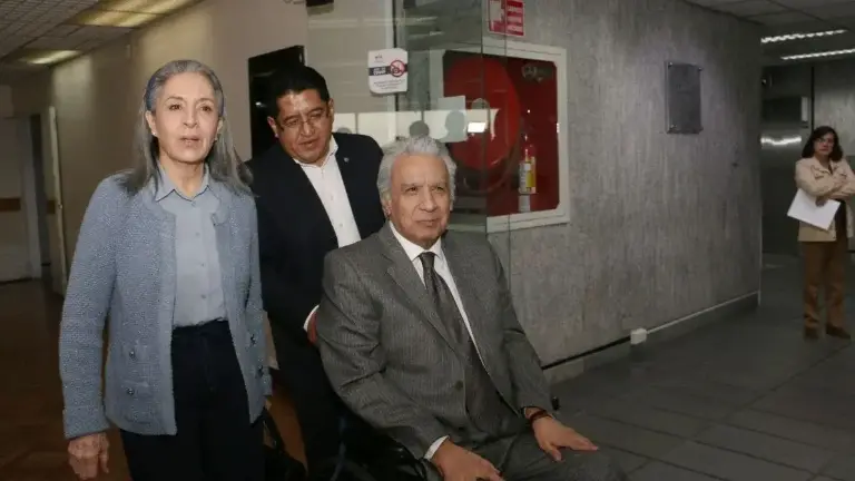 El expresidente Lenín Moreno y su esposa, Rocío González.