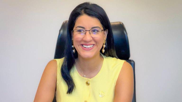 Fotografía de archivo de la ministra de Educación, Deporte y Cultura, Gilda Alcívar.