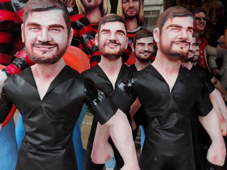 $!Monigotes del Alcalde de Guayaquil, Aquiles Álvarez.