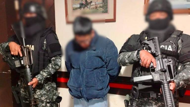 Fotografía del presunto narcotraficante detenido en Cuenca.