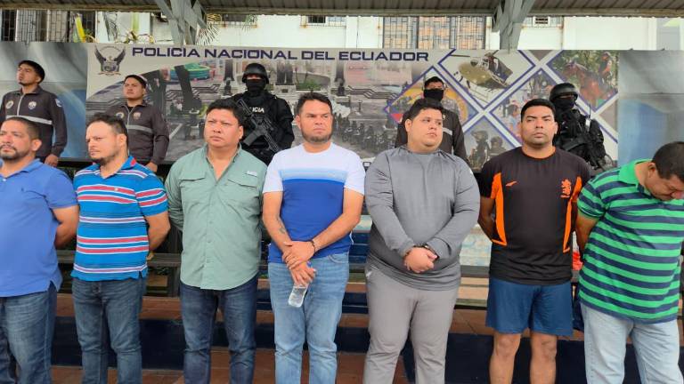 Aprehendidos por su presunta participación en el delito de lavado de activos.