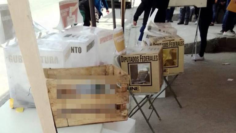 Arrojan cabezas humanas en varias mesas electorales en Tijuana