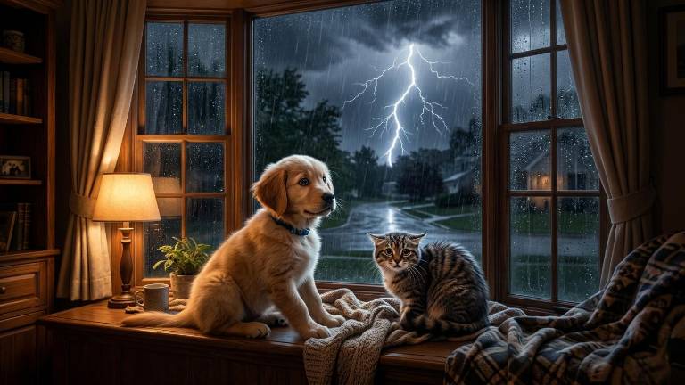 ¿Cómo proteger a tus mascotas durante las tormentas eléctricas en Ecuador?