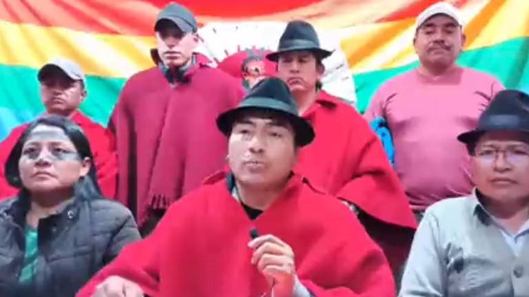 Iza reitera que sigue el paro nacional e indefinido; dice que no hay coherencia en el diálogo propuesto por Lasso