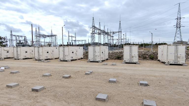 Fotografía de una subestación eléctrica en funcionamiento difundida por el Ministerio de Ambiente y Energía junto con el anuncio de incorporación de energía.