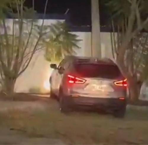 Fotografía que muestra el vehículo en el que se movilizaba la víctima.