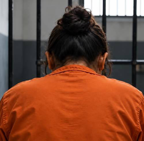 Fotografía referencial de la mujer detenida.