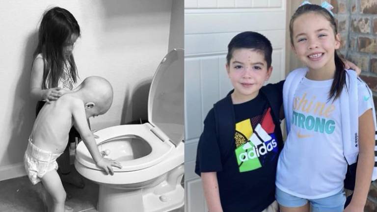 Niño con leucemia, cuya foto se hizo viral, superó la enfermedad