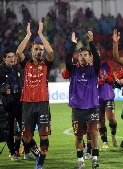 Jugadores del Deportivo Cuenca.