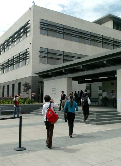 Fotografía de archivo de la embajada de Estados Unidos en Ecuador, situada en Quito.