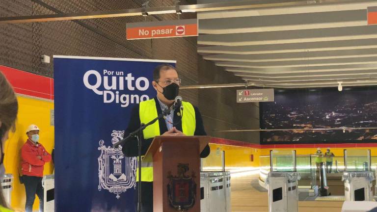 En junio se define el operador internacional del Metro de Quito, asegura Guarderas