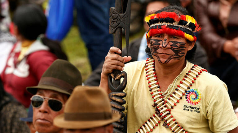 Indígenas amazónicos impulsan campaña para suspender actividades extractivas